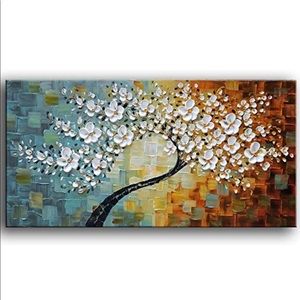 100% hand painted 3D oil painting on canvas